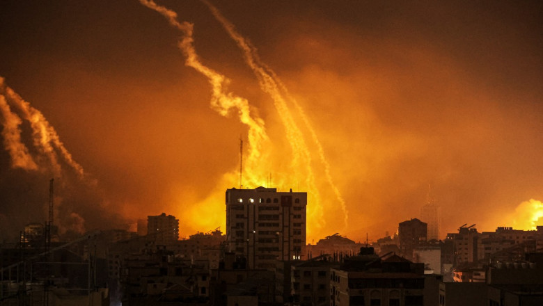 bombardamente, Fâșia Gaza