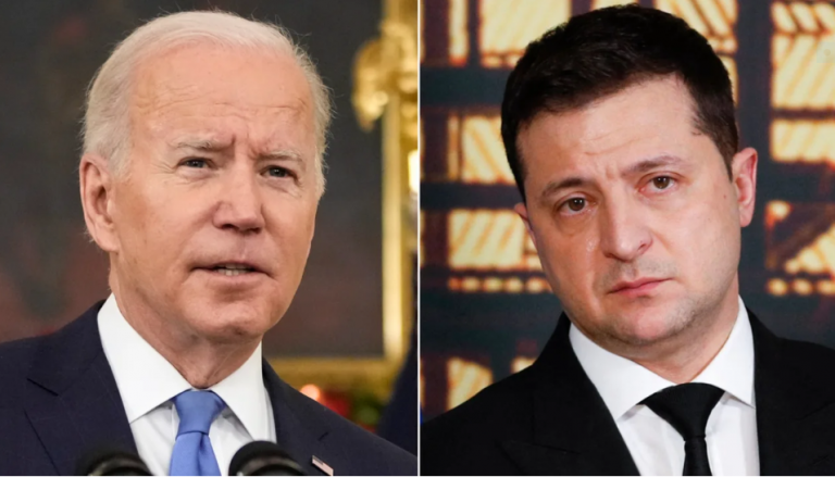 Volodimir Zelenski, Joe Biden