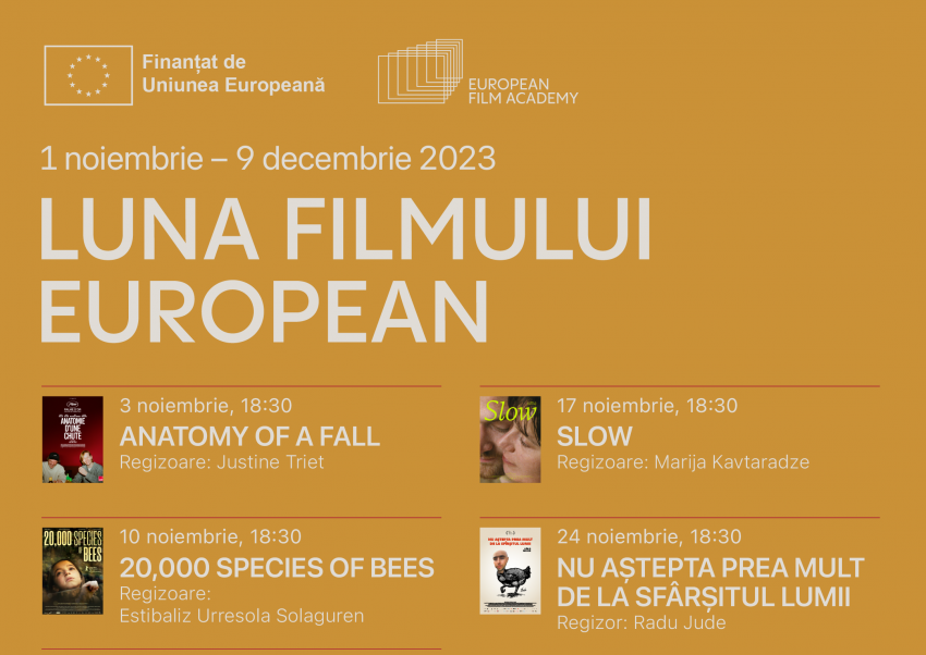 „Luna Filmului European 2023”, în premieră la Chișinău. Ce filme vor fi proiectate