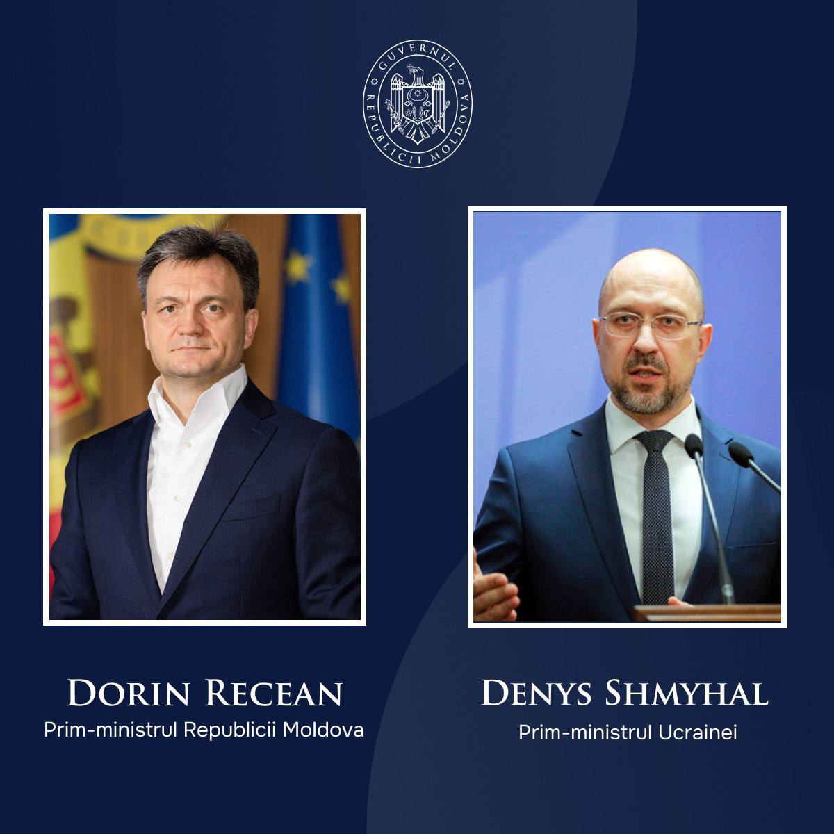 Decizia Comisiei Europene privind Moldova și Ucraina, discutată de premierul Dorin Recean cu omologul său de la Kiev