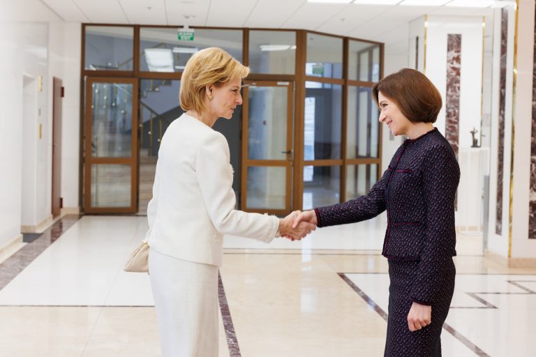 Maia Sandu, întrevedere cu Majestatea Sa Margareta și Principele Radu