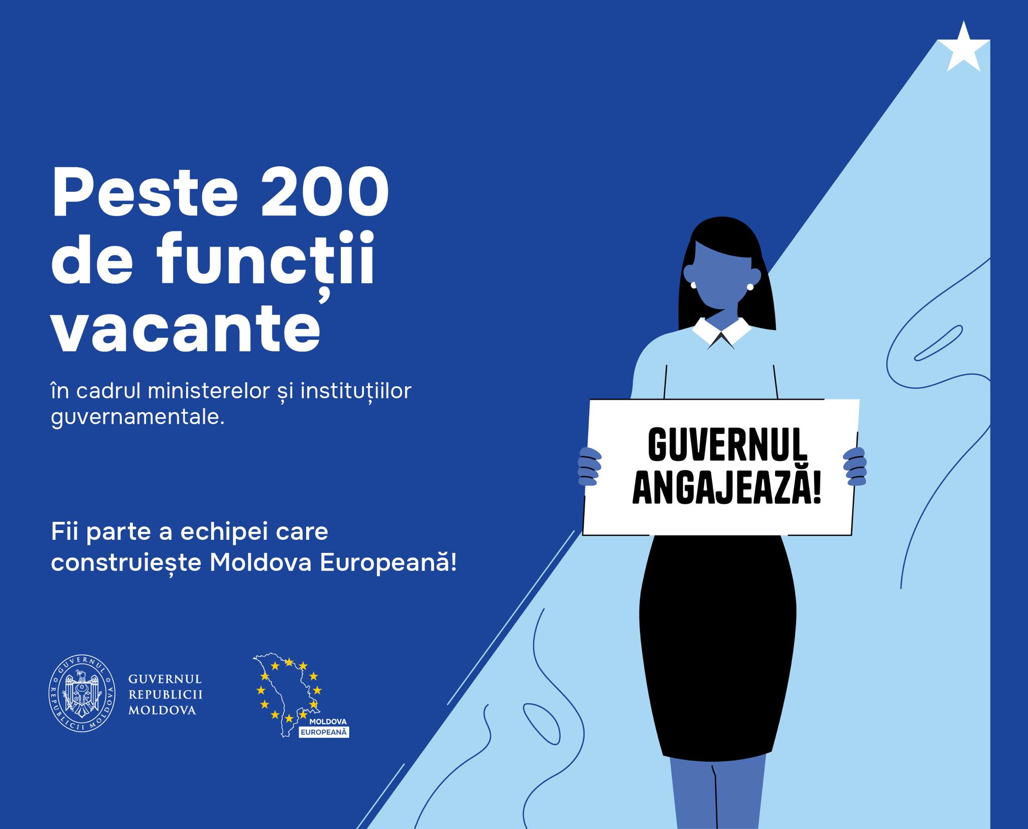 Guvernul va organiza un Târg de cariere. Peste 200 de funcții publice sunt vacante