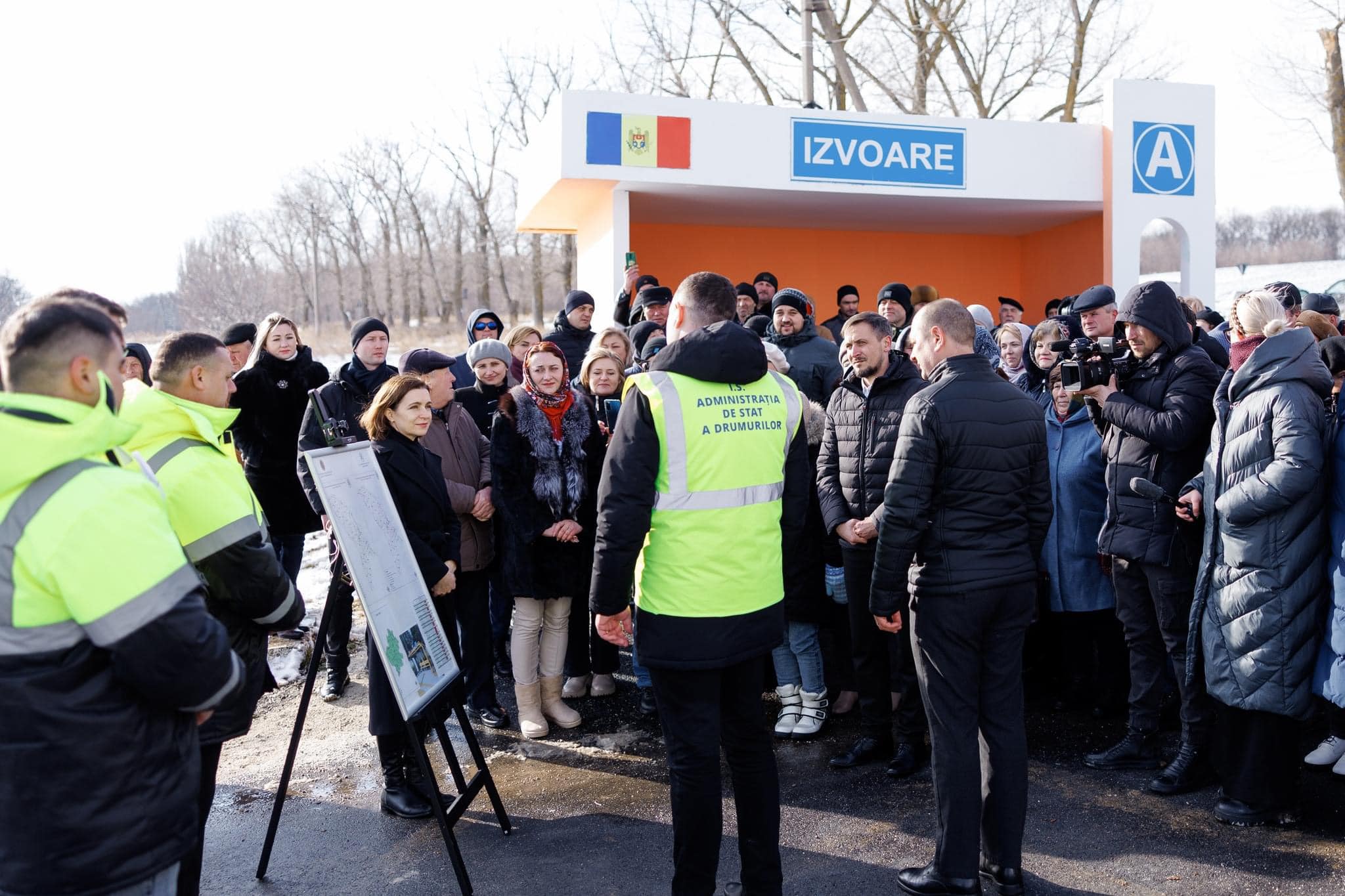 Condiții de circulație mai bune. Drumul care face legătură între Fălești și Ungheni, redeschis