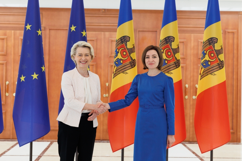 Maia Sandu a avut o discuție telefonică cu șefa Comisiei Europene, Ursula von der Leyen