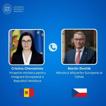 Evoluțiile privind integrarea europeană, discutate de Cristina Gherasimov cu ministrul Afacerilor Europene al Cehiei