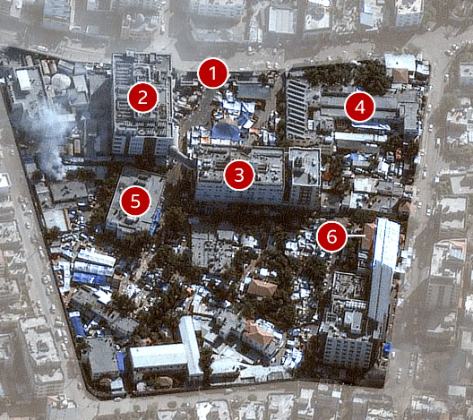 Forțele israeliene au efectuat un raid asupra spitalului al-Shifa din orașul Gaza