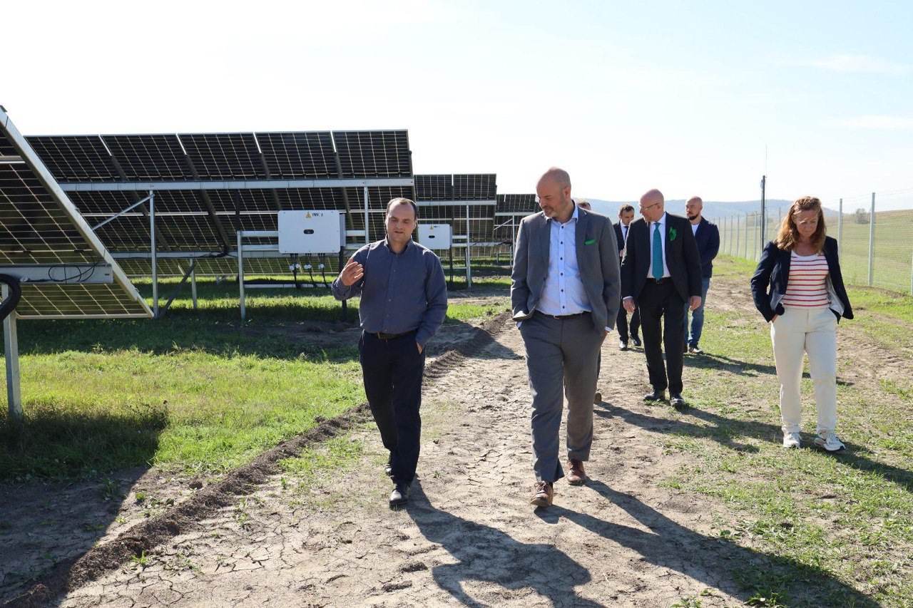 FOTO În satul Boldurești a fost inaugurat un parc fotovoltaic