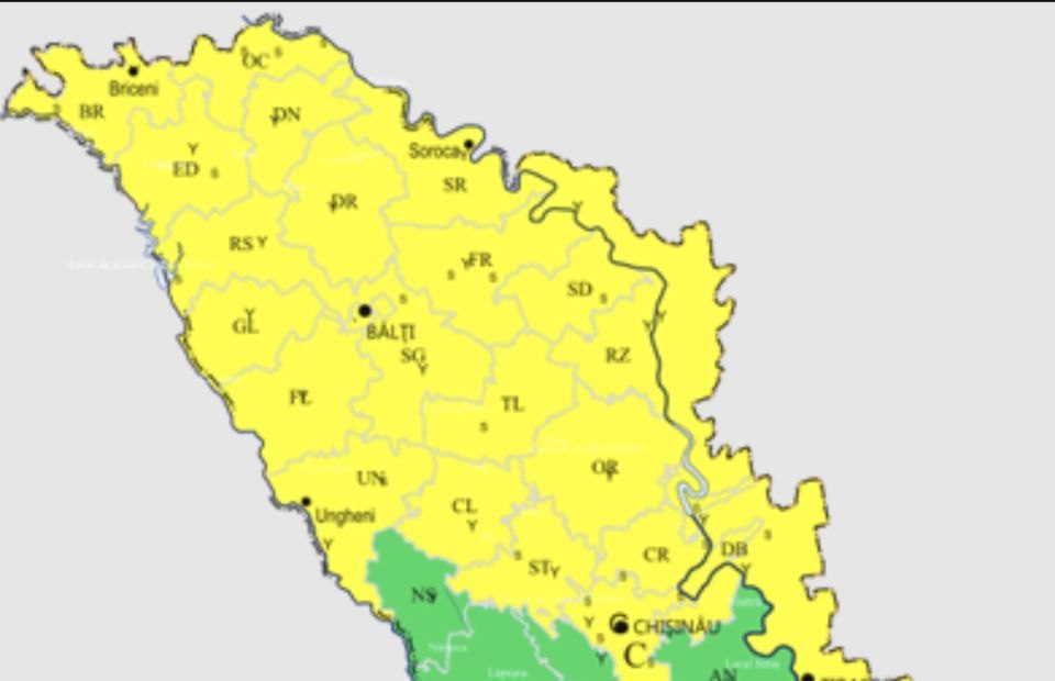 Avertizare meteo: Cod Galben de vânt puternic