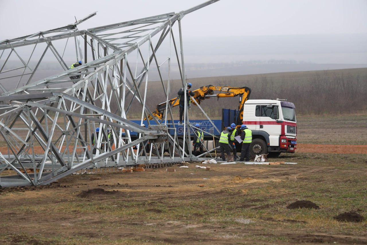 Proiectul Liniei Electrice Vulcănești-Chișinău avansează. Când va fi dat în exploatare