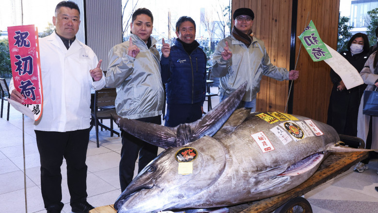 Suma enormă plătită de un restaurant japonez cu stele Michelin pentru un ton roșu