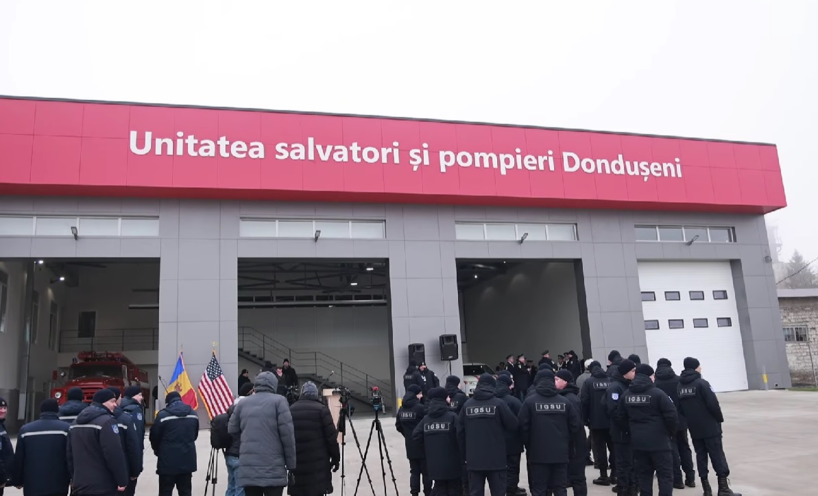 Premieră în Moldova: Prima unitate de pompieri independentă energetic, inaugurată la Dondușeni