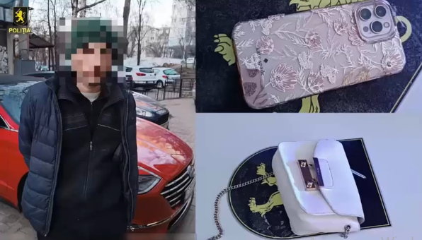 VIDEO Jefuită pe o stradă din Capitală. O femeie a rămas fără bani, telefon și acte de identitate