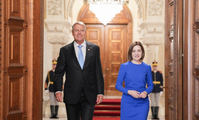 Maia Sandu îi mulțumește lui Klaus Iohannis pentru sprijinul acordat Moldovei