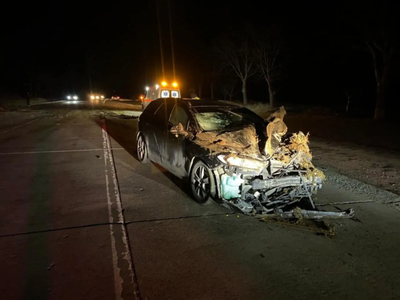 Accident pe un drum din Sîngerei: Un căruțaș beat, rănit după ce a fost lovit de o mașină