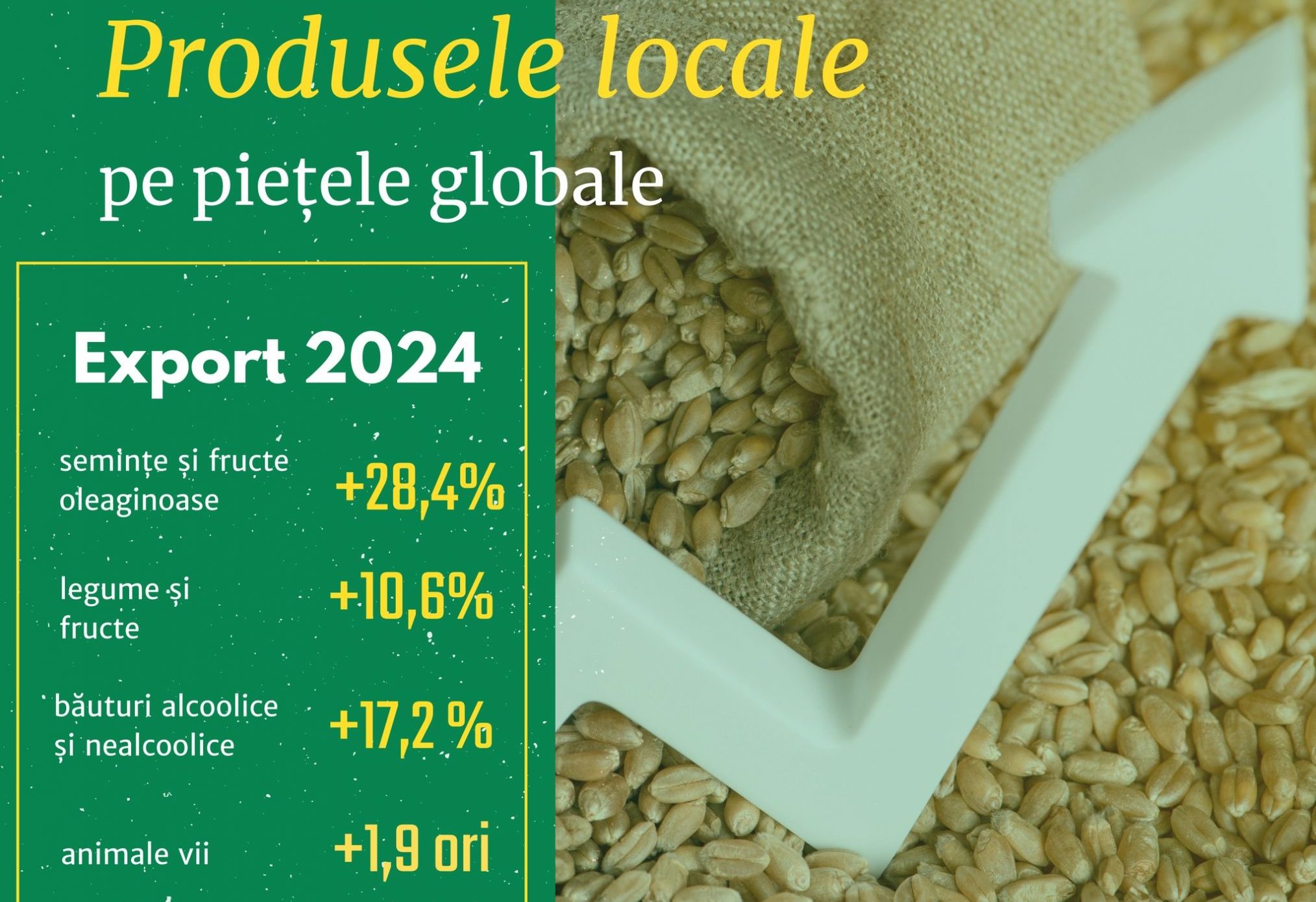 Produsele moldovenești cuceresc piețele externe: Exporturile din 2024, în ascensiune