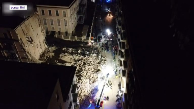 O clădire rezidențială din Italia s-a prăbușit. Salvatorii sunt la fața locului