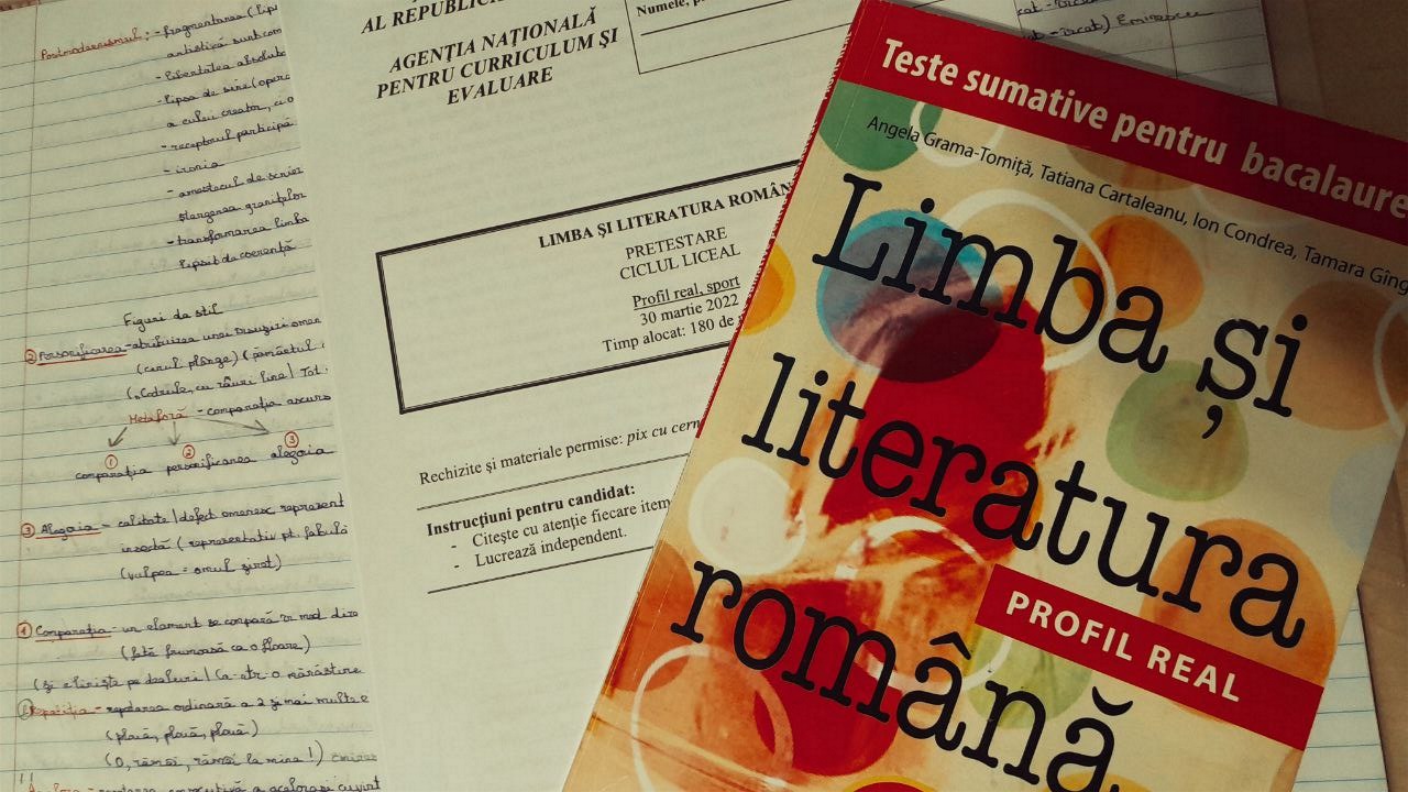 Elevii ar putea fi scutiți de la examenul de limba română, dacă vor deține un certificat a competențelor lingvistice