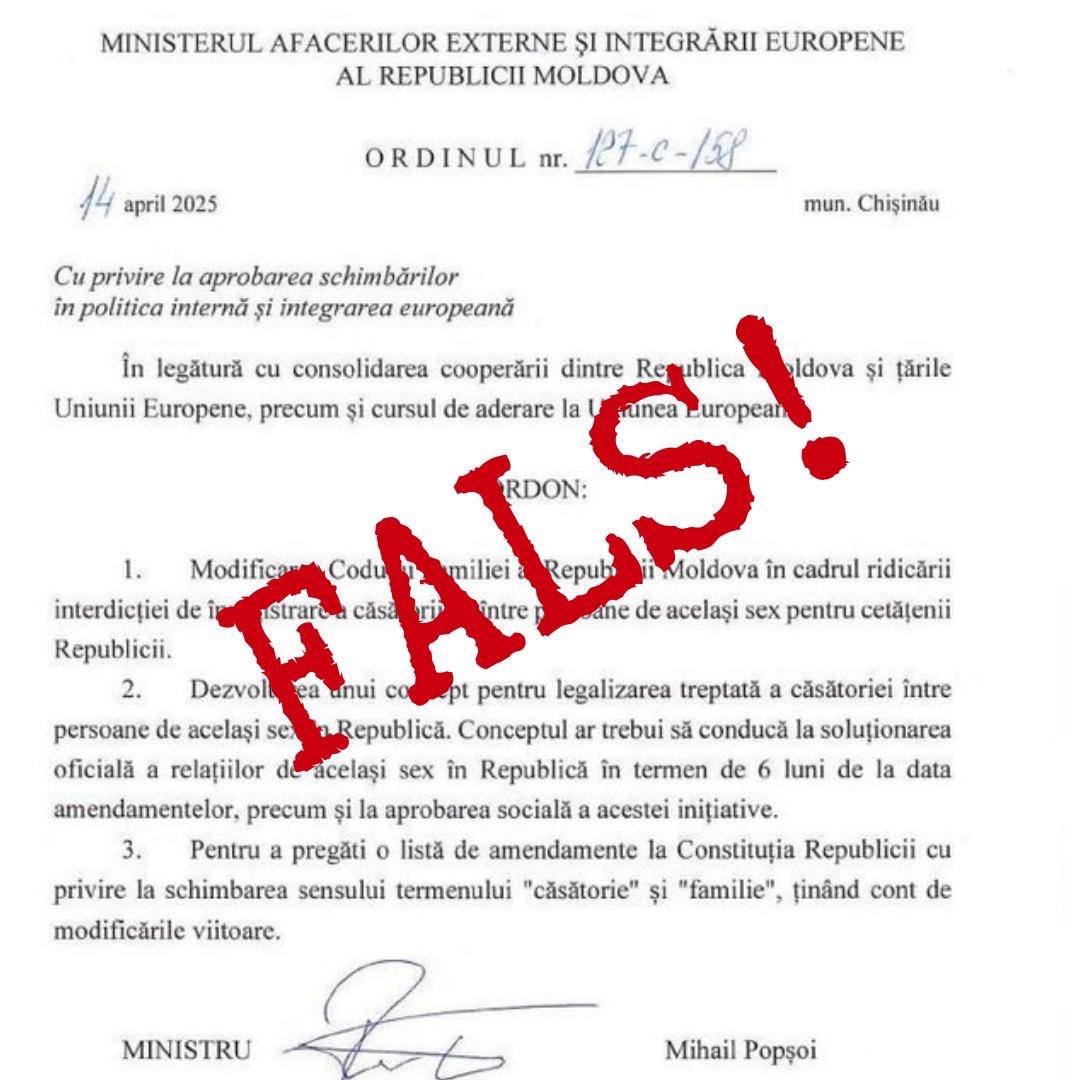 Un ordin fals circulă în spațiul public. Ministerul Afacerilor Externe dezminte informațiile