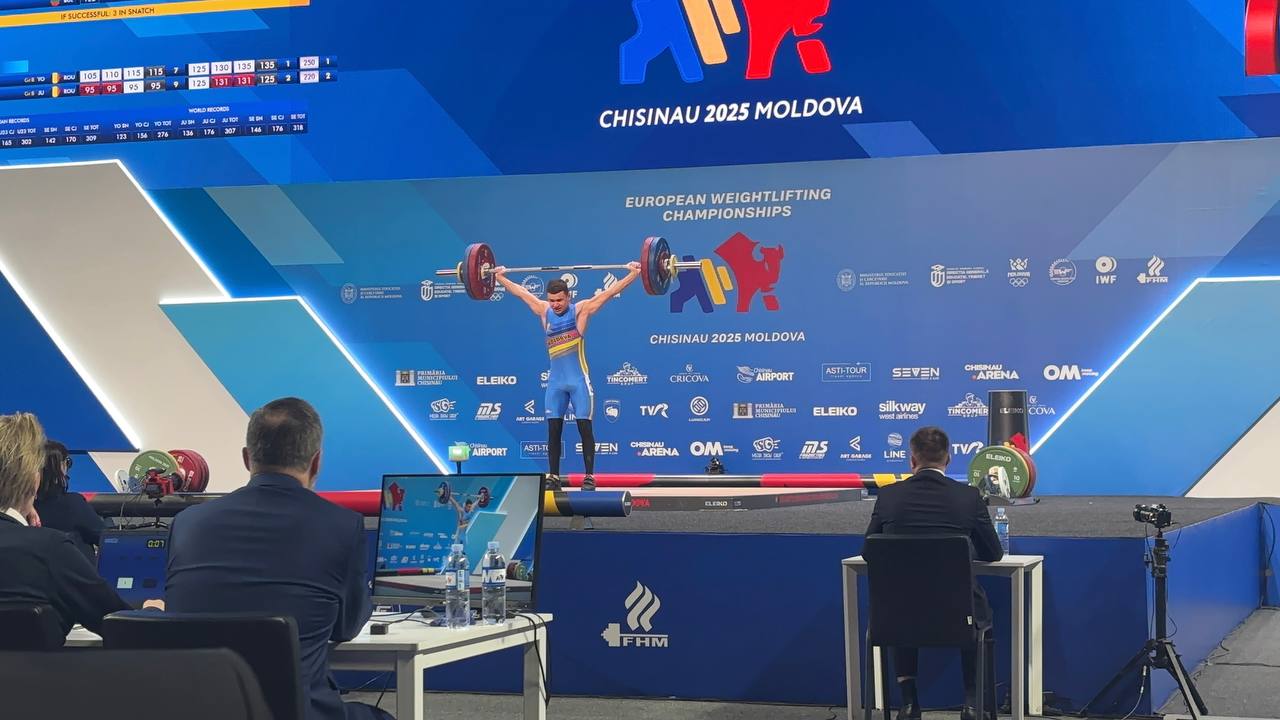 Ion Badanev a cucerit medalia de bronz la Campionatul European de haltere