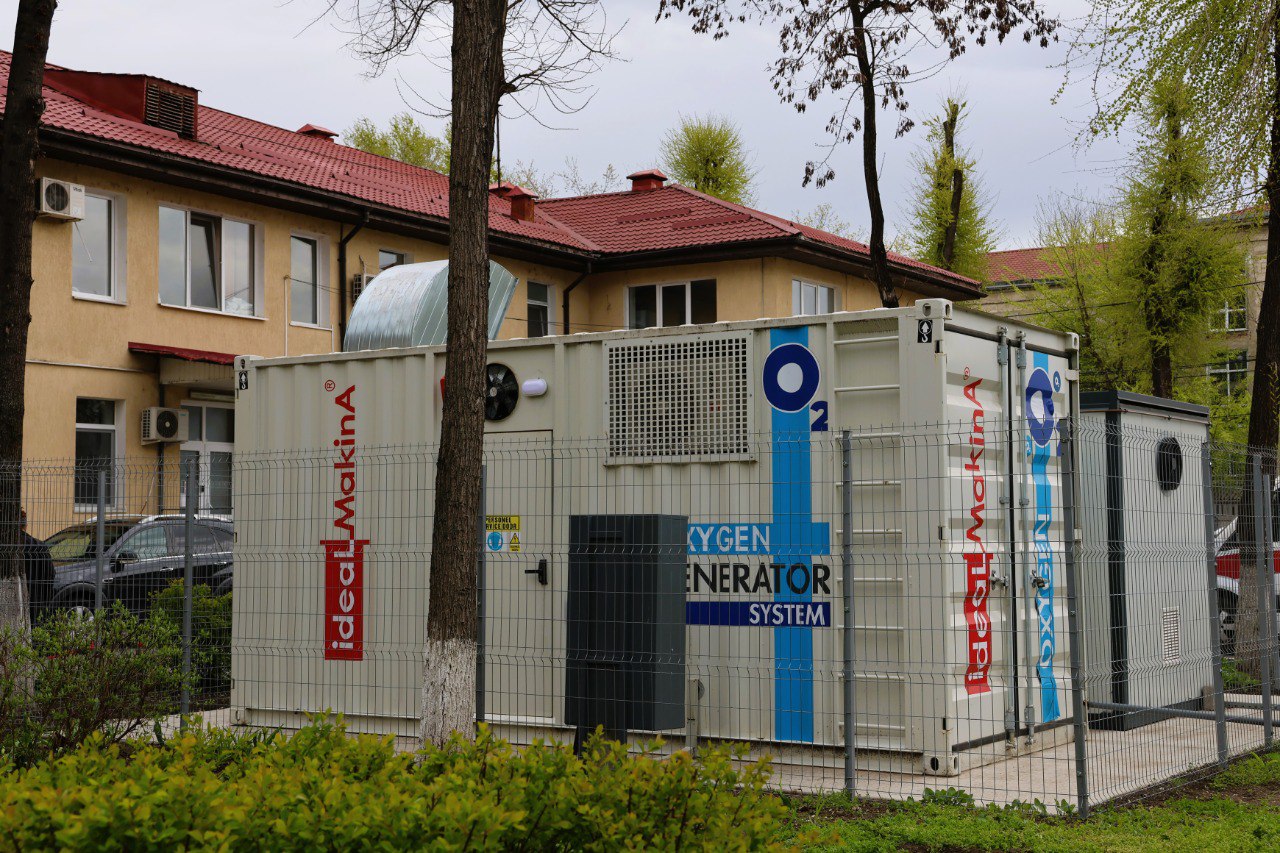 Ambulanțele din 15 raioane din centrul țării vor beneficia de o nouă stație modernă de producere a oxigenului medical