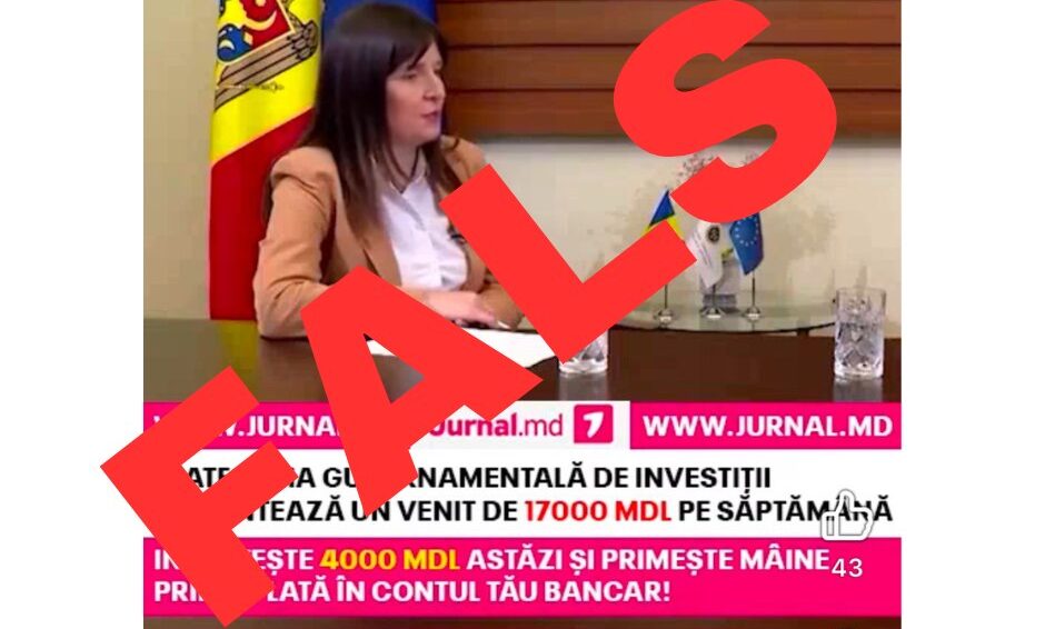 Ministerul Finanțelor avertizează: Imaginea ministrei Victoria Belous, folosită fraudulos într-o escrocherie online