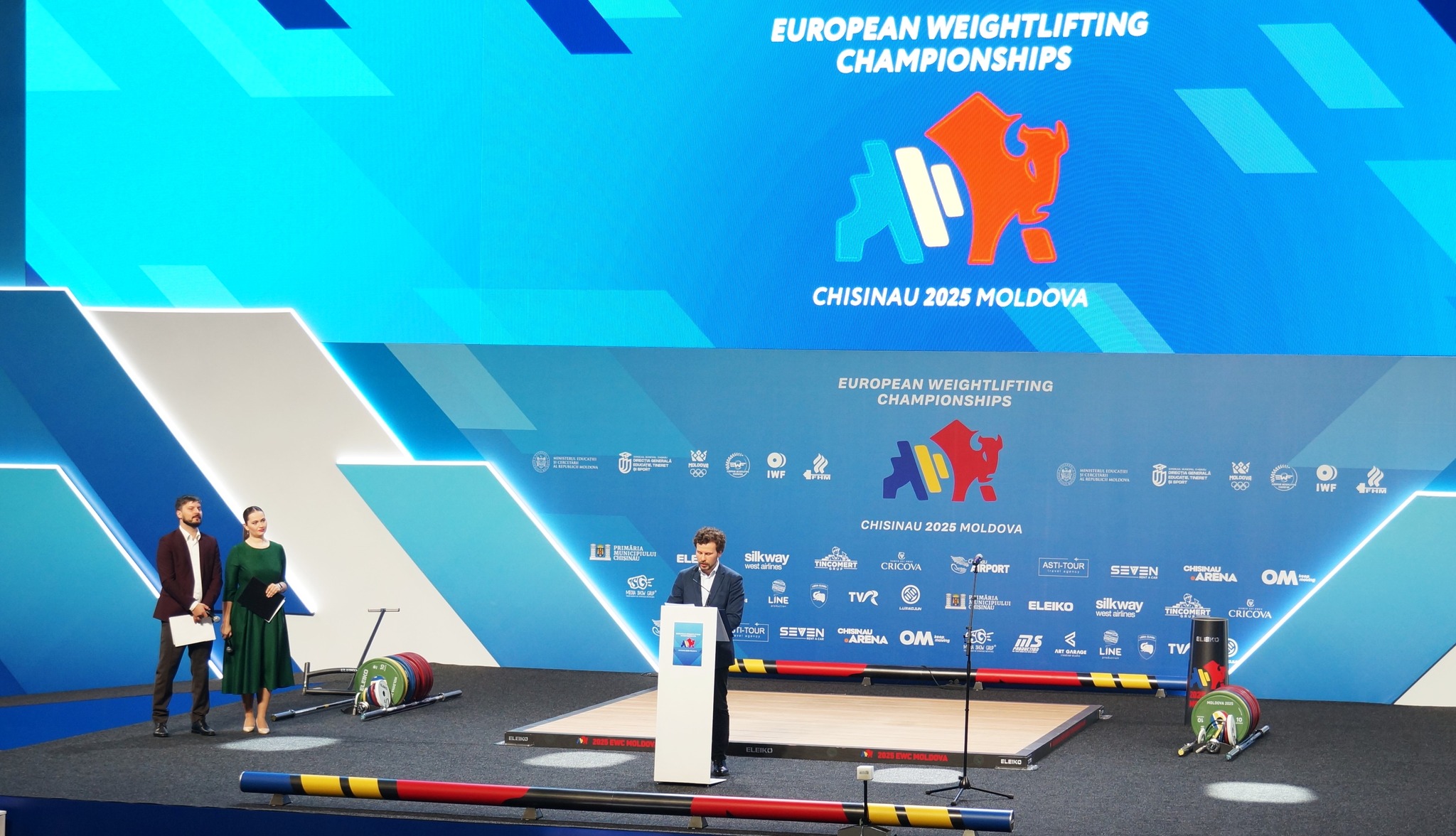 Moldova găzduiește Campionatul European de Haltere. Dan Perciun: E o pagină importantă în istoria sportivă a țării