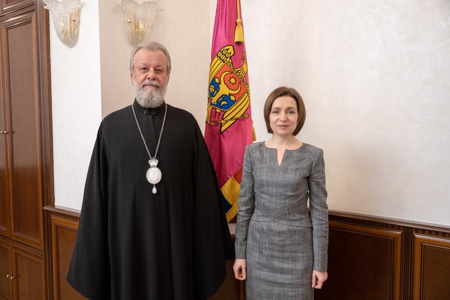 Maia Sandu a discutat cu conducerea Mitropoliei Moldovei și cea a Basarabiei: „Important este să rămânem uniți”