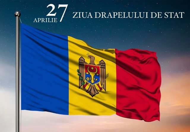 Ziua Drapelului de Stat va fi marcată pe 27 aprilie, printr-o ceremonie solemnă în fața Guvernului