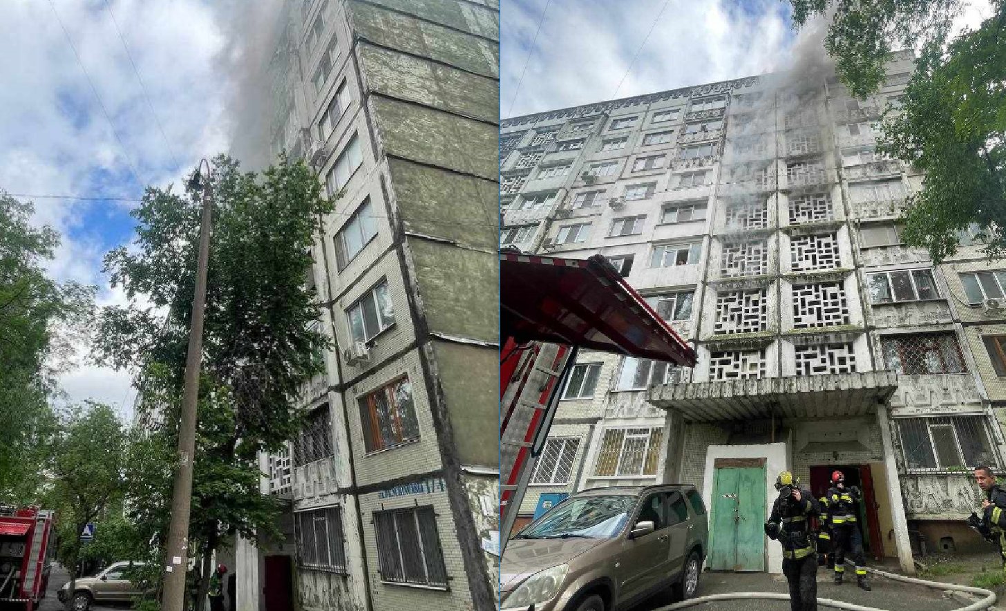 Un nou incendiu a izbucnit într-un bloc de locuințe din Chișinău. Locatarii, evacuați
