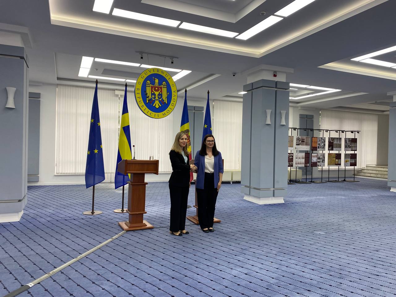 Ministra Afacerilor Europene a Suediei, Jessica Rosencrantz, în vizită în Moldova. Suedia va sprijini Moldova