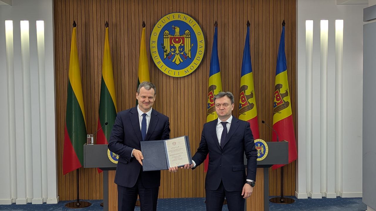 Premierul lituanian, Gintautas Paluckas: „Lituania rămâne un susținător ferm al integrării europene a Moldovei”