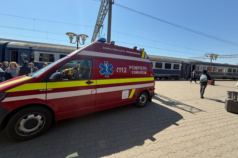 Accident feroviar în România: 14 persoane rănite după ce două trenuri s-au ciocnit în gara Constanța