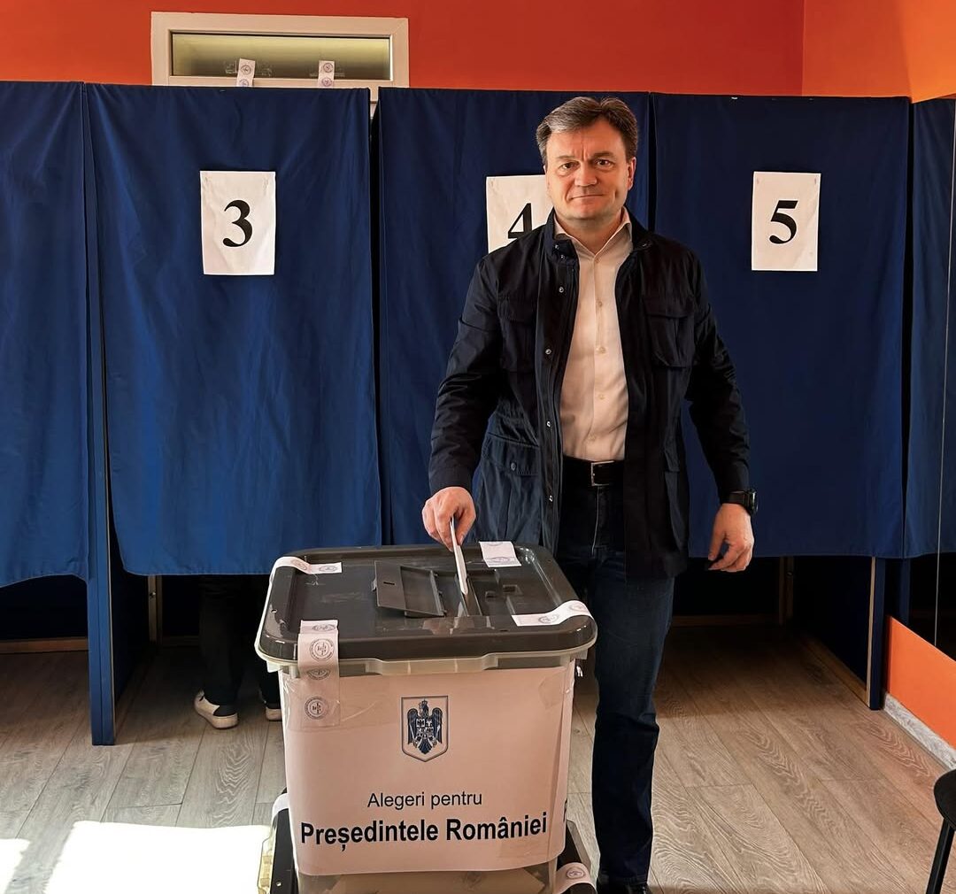 Dorin Recean, după ce și-a exercitat dreptul al vot: „Am votat pentru o Românie europeană și puternică”