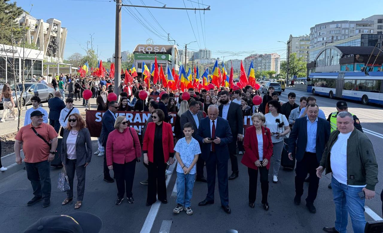 PSRM desfășoară un „marș al solidarității și dreptății sociale”
