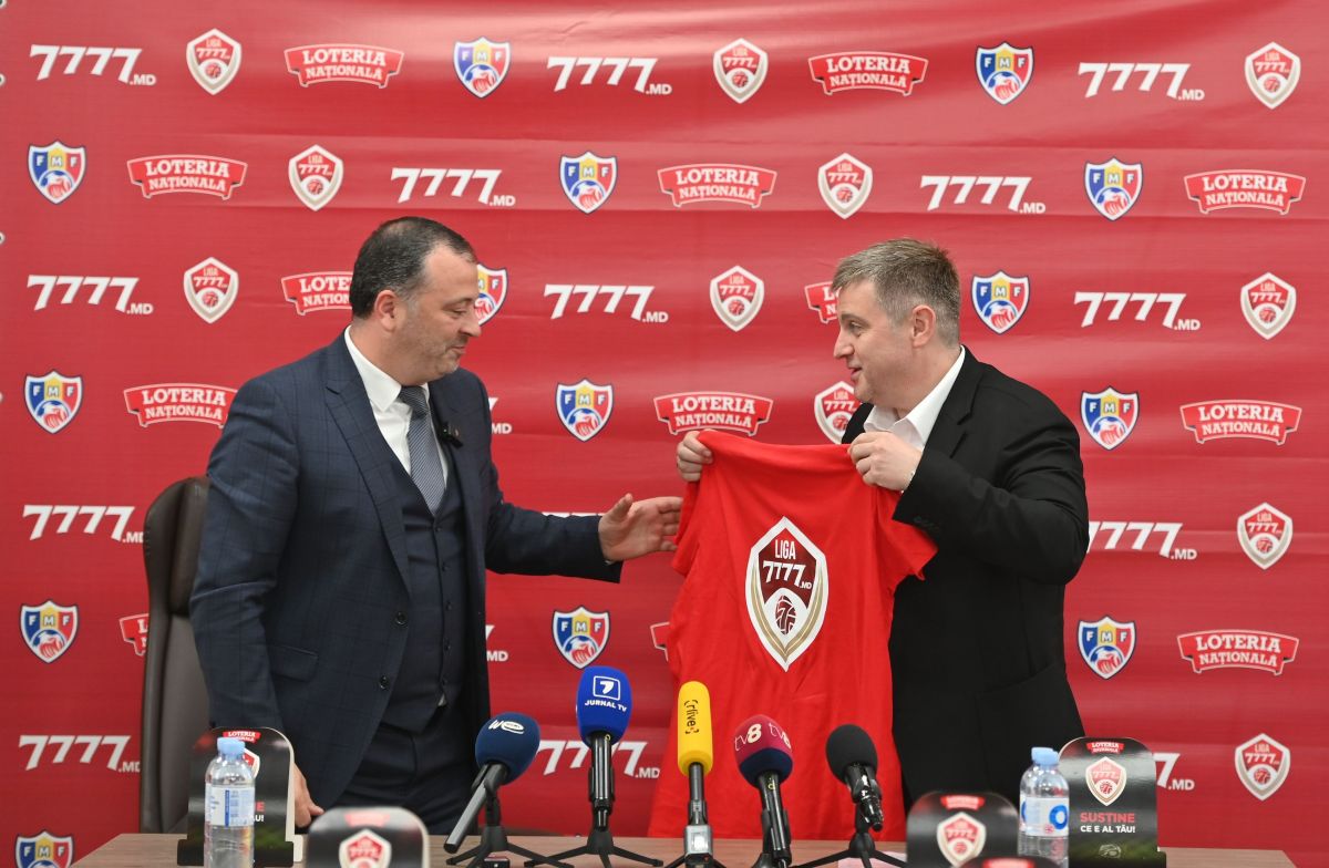 VIDEO Liga principală de fotbal din Republica Moldova devine LIGA 7777.md