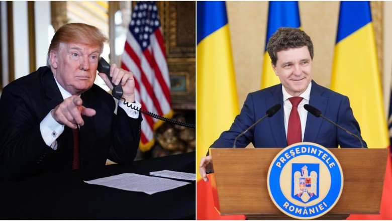 Președintele României, Nicușor Dan, a avut o convorbire telefonică cu Donald Trump. Ce au discutat cei doi lideri
