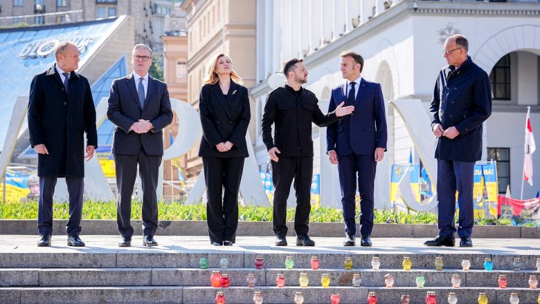 După paradele de la Moscova, liderii europeni se întâlnesc la Kiev cu Zelenski pentru a-și arăta sprijinul