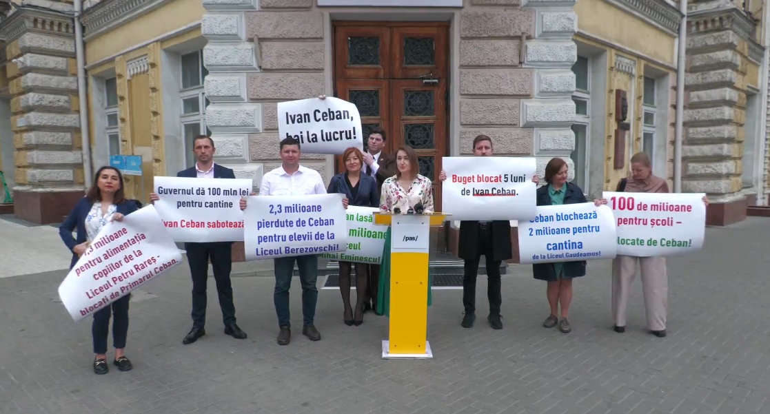 PAS: Chișinăul riscă să piardă 100 de milioane de lei pentru cantinele școlare