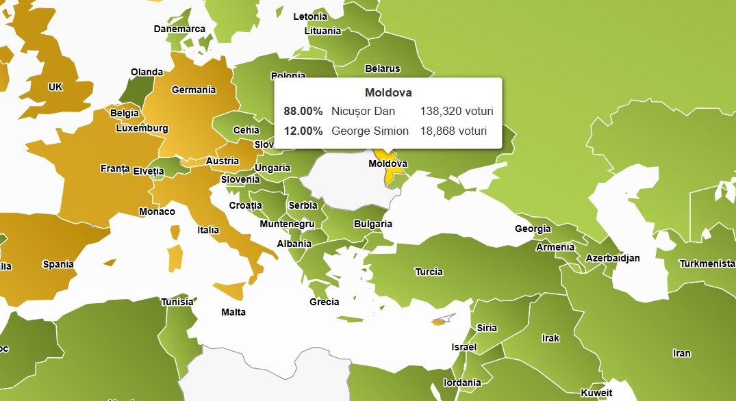Nicușor Dan, alegerea românilor din Republica Moldova: 88% în turul al doilea