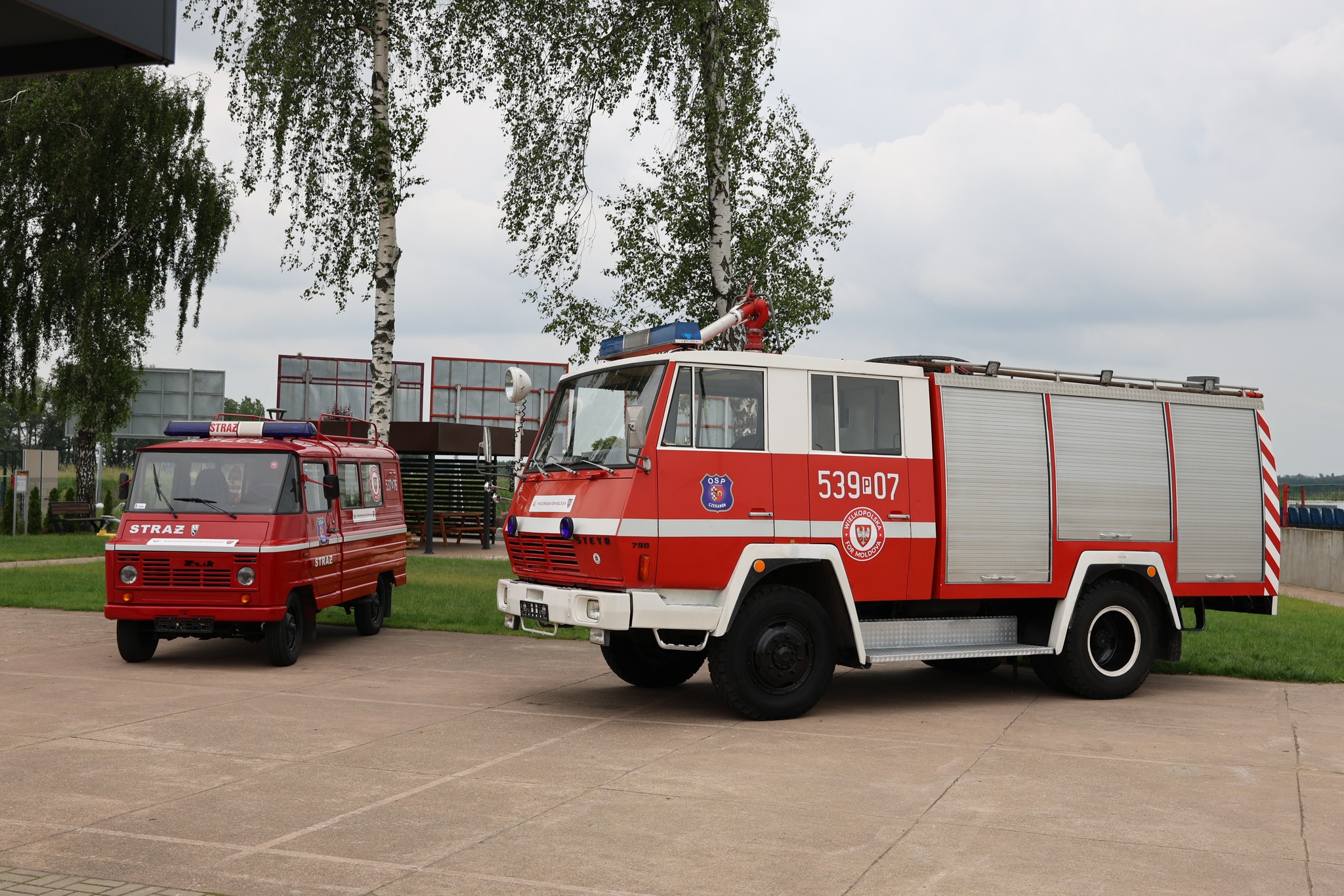 Satul Sofia din raionul Drochia a primit două autospeciale de pompieri din partea Poloniei
