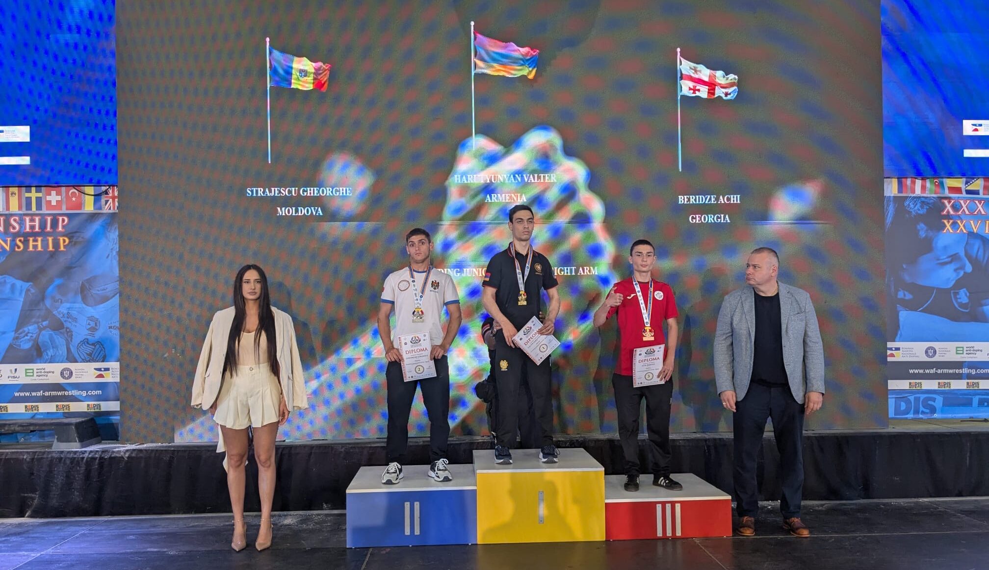 43 de medalii pentru Moldova la Campionatul European de Armwrestling și Para-Armwrestling