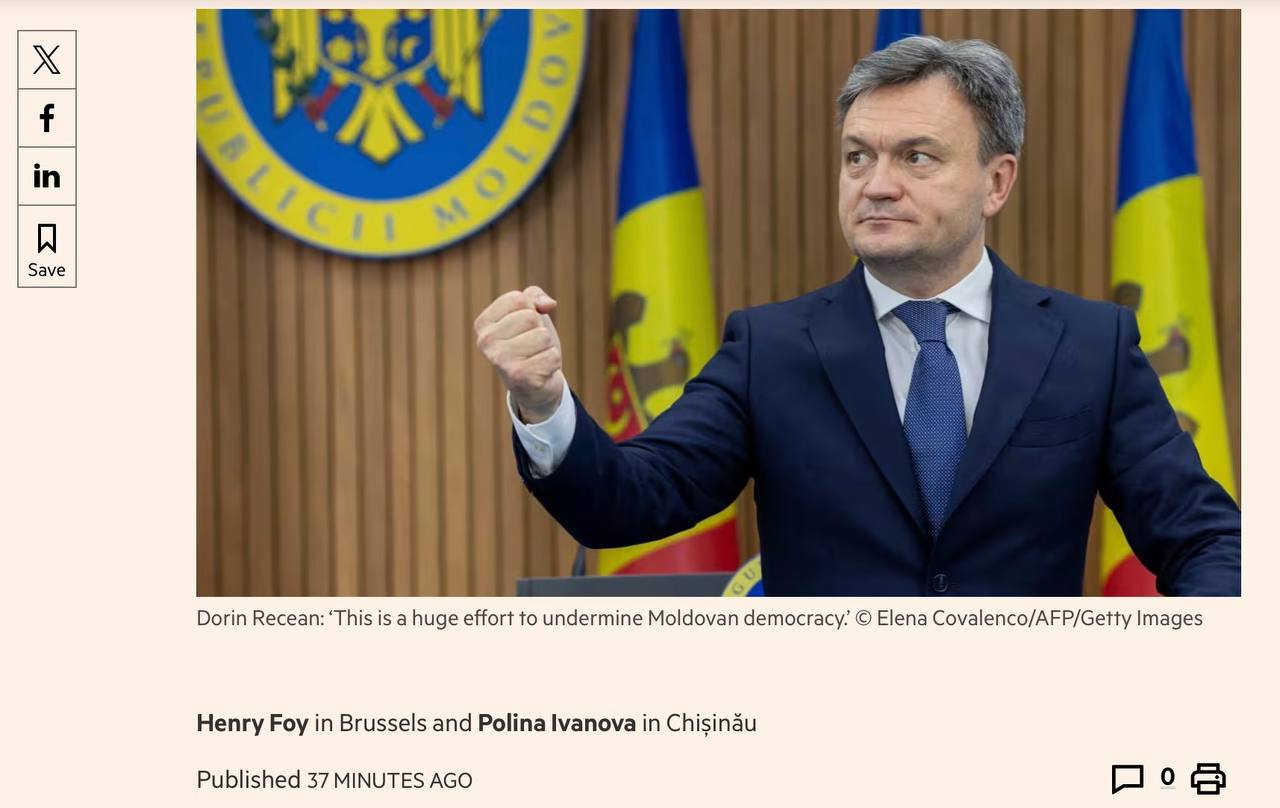 Recean: Rusia finanțează masiv propaganda și vizează alegerile din toamnă