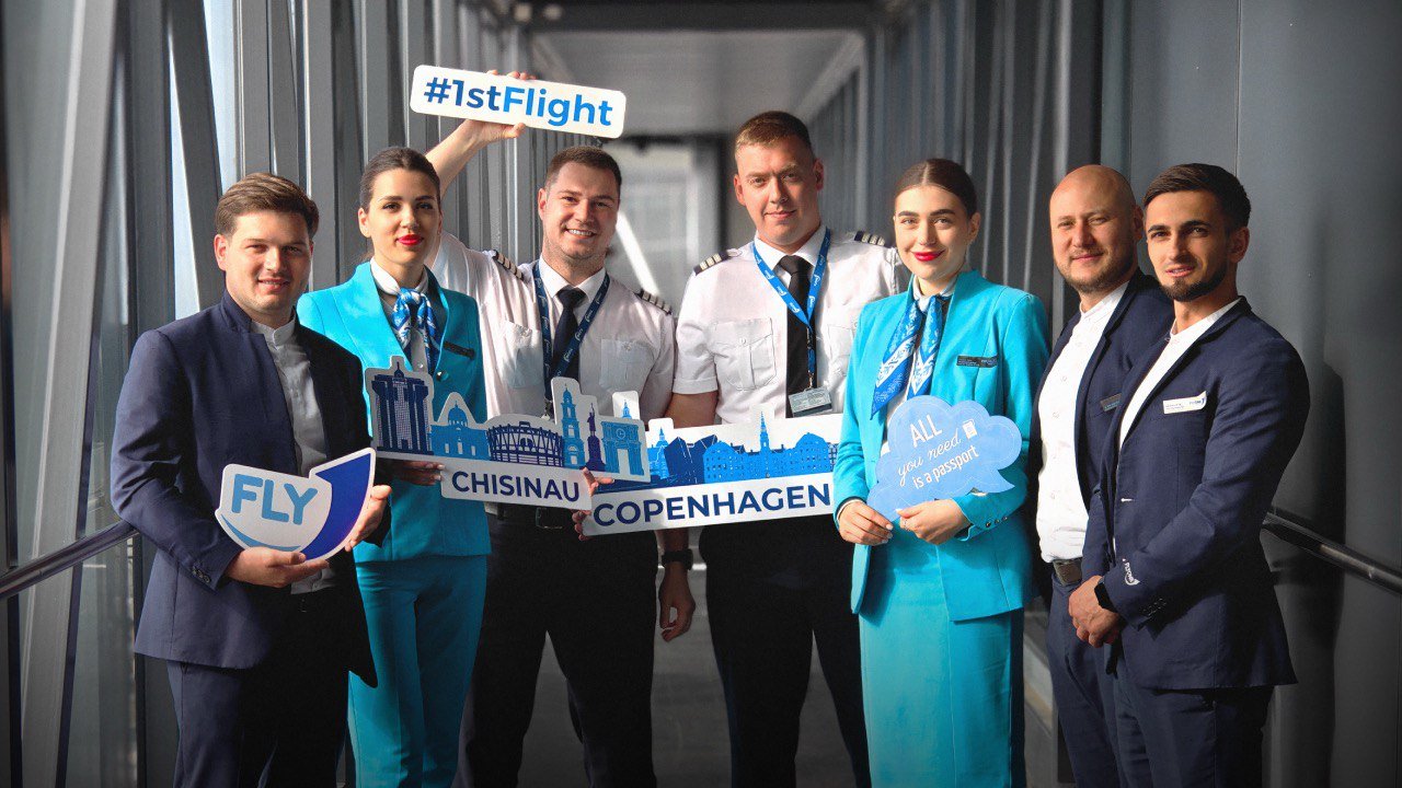 (P) FLYONE lansează zborul direct Chișinău – Copenhaga