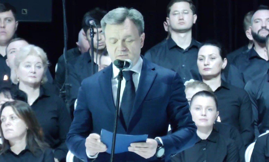 Un om planetar, un titan al muzicii: Premierul Dorin Recean, omagiu emoționant la funeraliile lui Eugen Doga