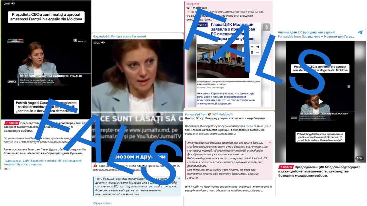 CEC avertizează: Un video fals circulă online cu declarații inventate în care apare Angelica Caraman