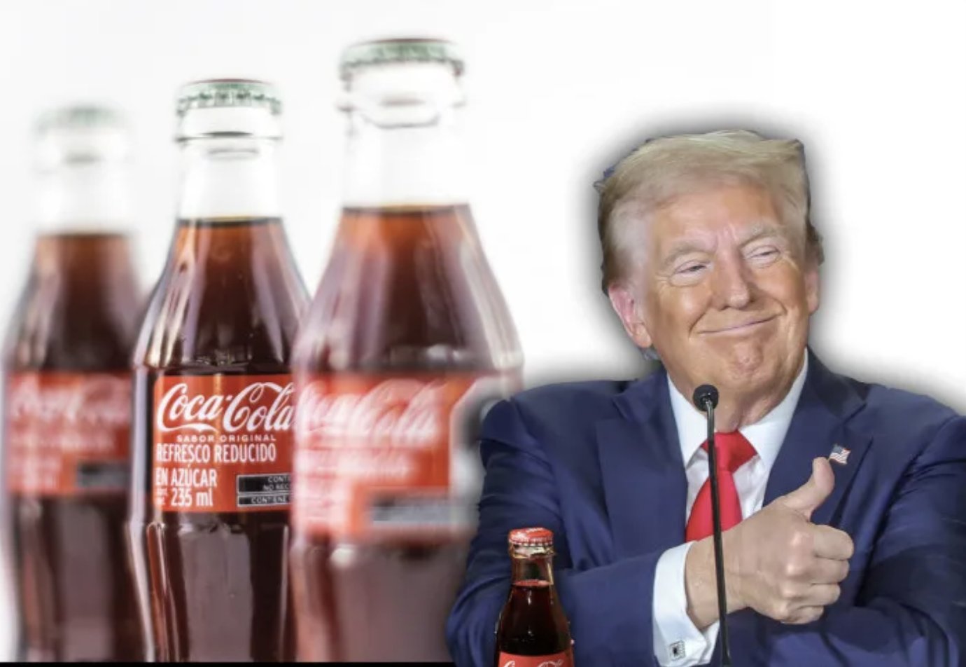 Donald Trump, specialist și în Coca-Cola: A cerut companiei să schimbe siropul de porumb pe trestie de zahăr
