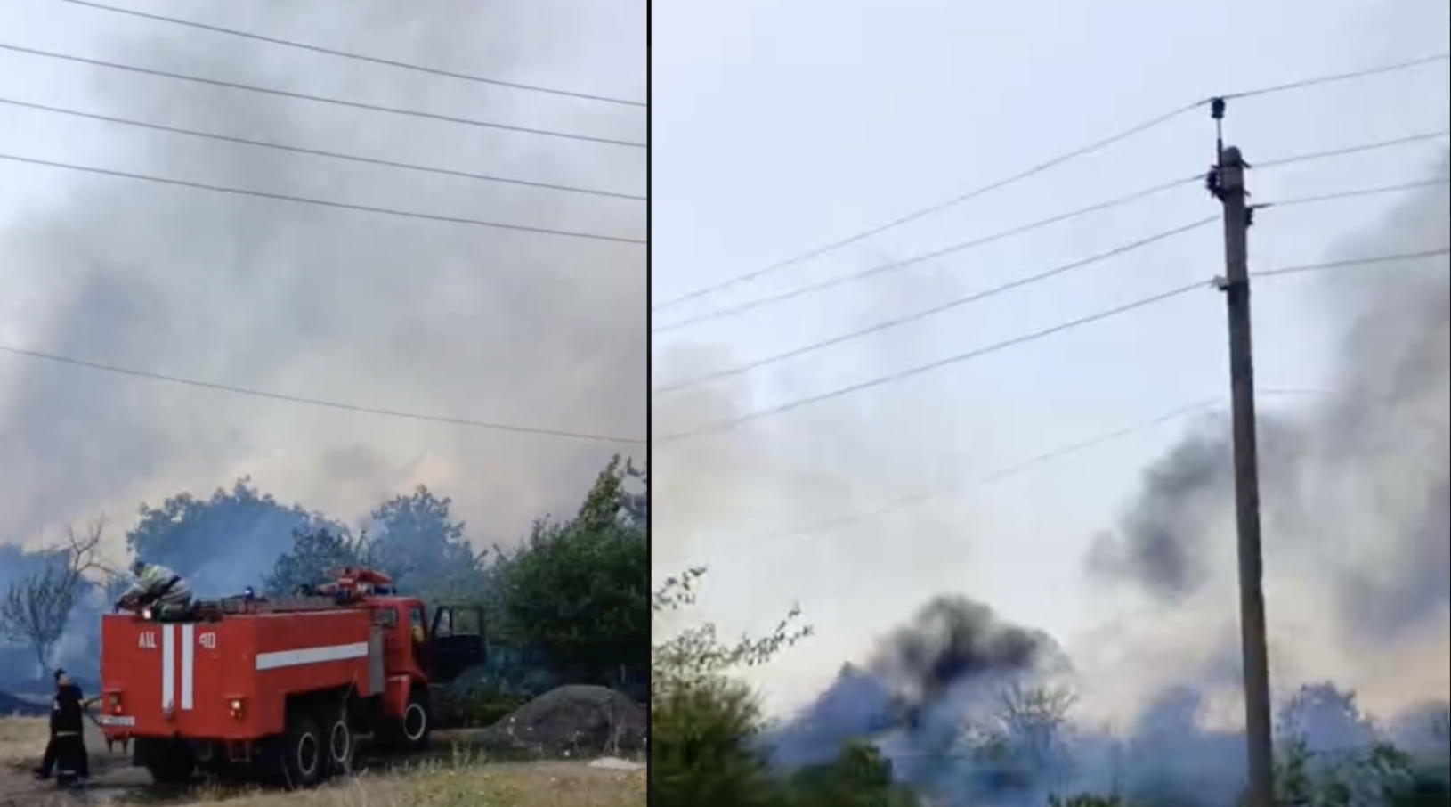 Mai multe case de vacanță de lângă Tiraspol au fost cuprinse de flăcări