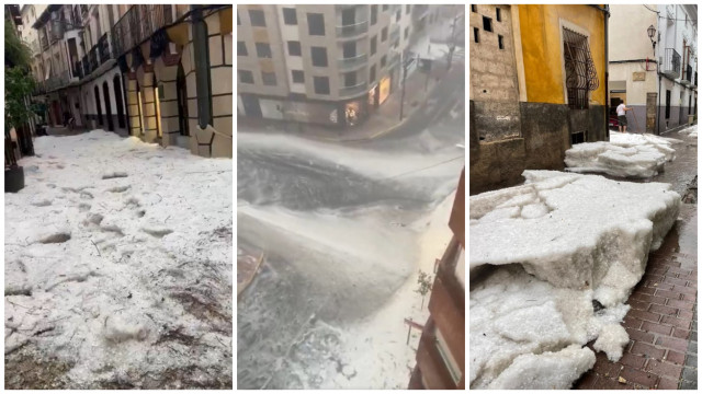 Fenomenul DANA face ravagii în Spania: Inundații masive, străzi acoperite de gheață și haos în orașe