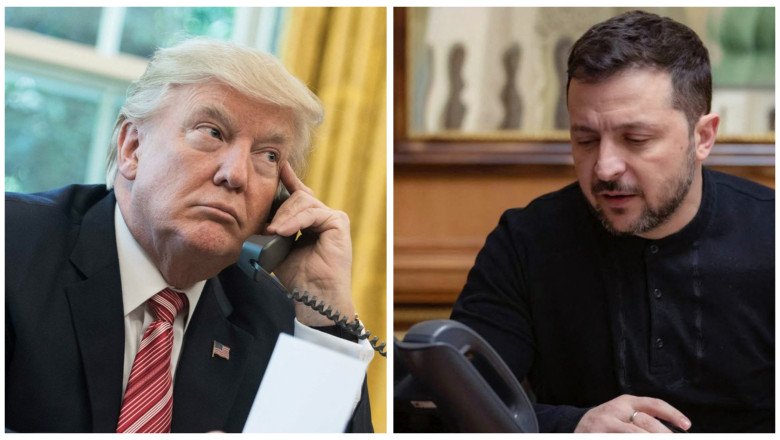 Preşedintele Volodimir Zelenski a purtat o discuţie la telefon cu preşedintele Statelor Unite, Donald Trump