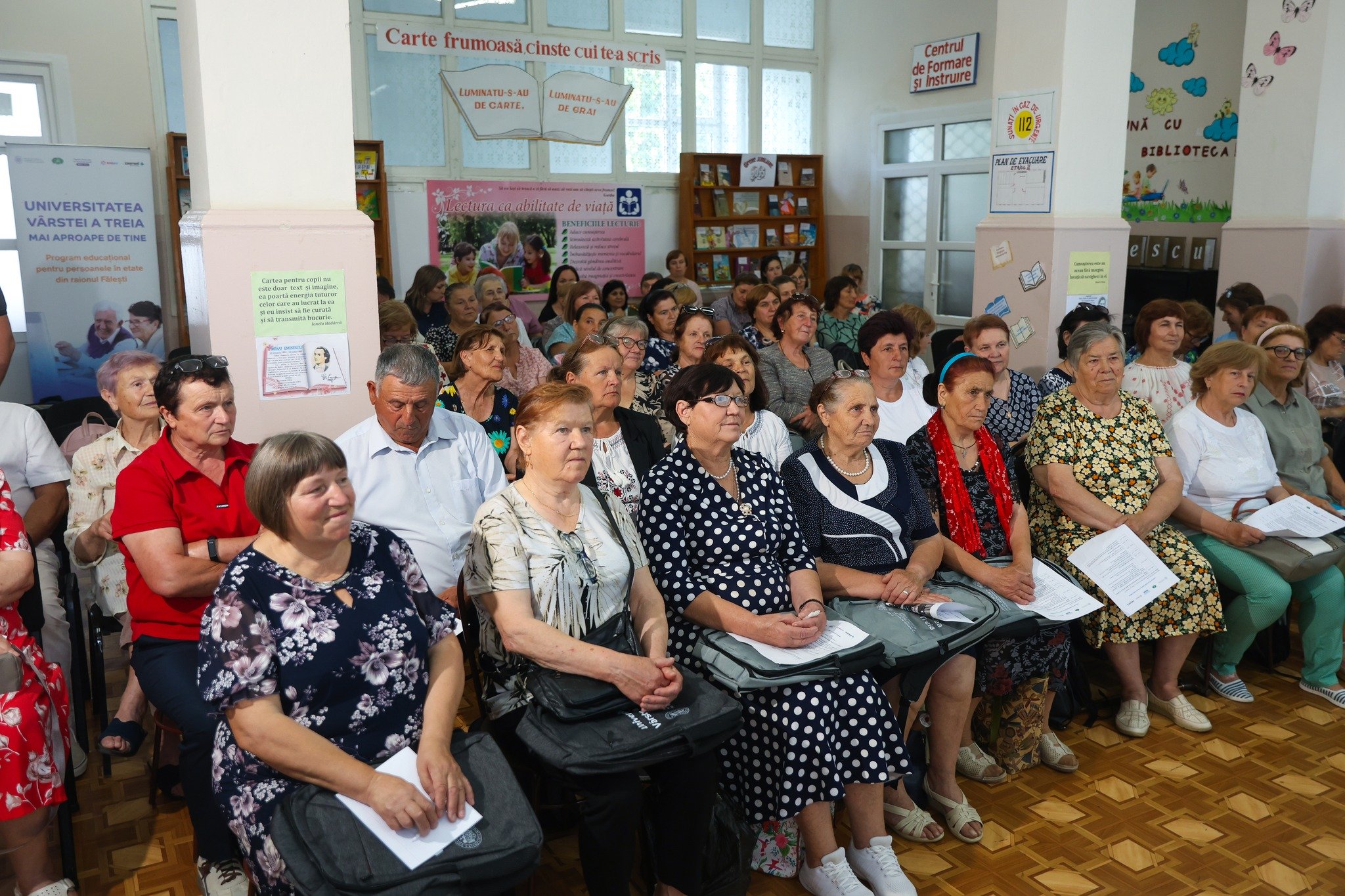 Noi oportunități de educație și incluziune. În raionul Fălești a fost lansată Universitatea Vârstei a Treia